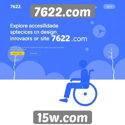 Acessibilidade e design do site 7622.com